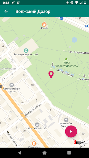 Android application Volzhsky Dozor screenshort
