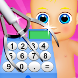 baby cashier and claw machine game icon