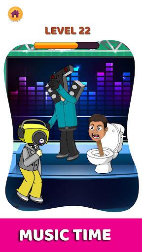 Toilet Puzzle Fight Bathroom Screen 3