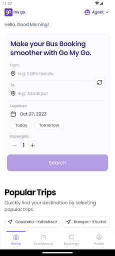 Android application GoMyGo: Easy Bus Booking screenshort