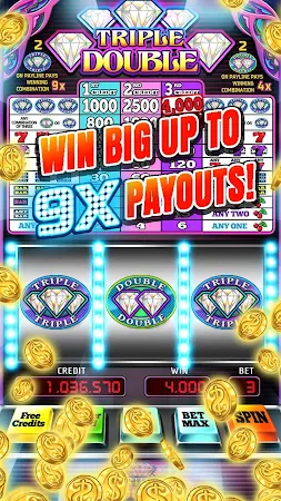 Game screenshot Triple Double Diamond Slots hack