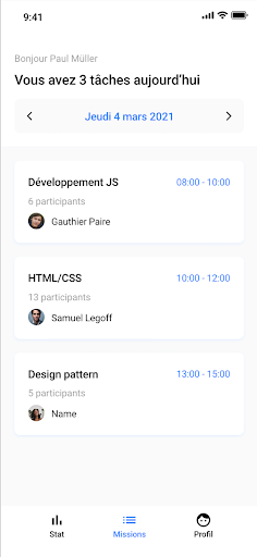 Android application Sherpa Formation screenshort