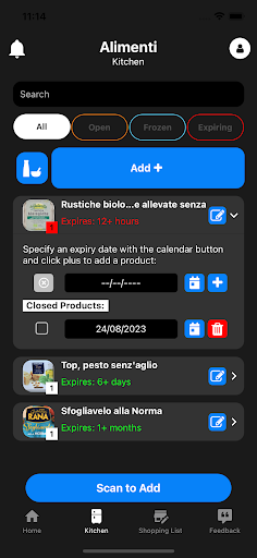 FoodyBank Screen 3
