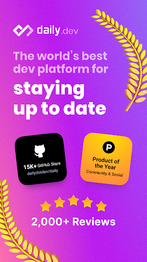 daily.dev - stay up to date Screenshot 1 - AppWisp.com