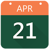 Holidays every day and historical calendar icon