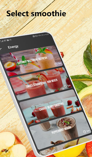 Smoothie Recipes Screen 3