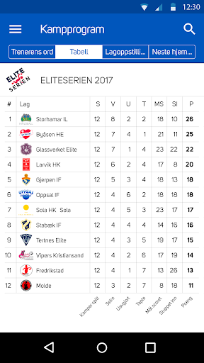 Storhamar Håndball Screen 3