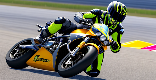 Android application Moto Bike Racing Games 3D screenshort