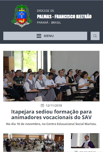 Android application Diocese de Palmas e Francisco screenshort