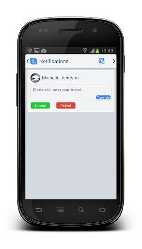 Screenshot of Lringo+ Messenger Translator
