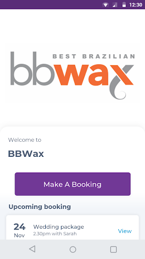Android application BBWax screenshort