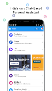 Haptik Assistant – Reminders, Flights, Daily Quiz For PC installation