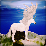 Unicorn Simulator-Flying Horse:Wonder Islands 3D icon
