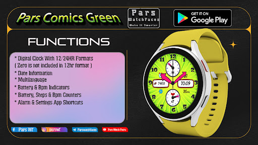 Pars Comics Green Hybrid Screen 2