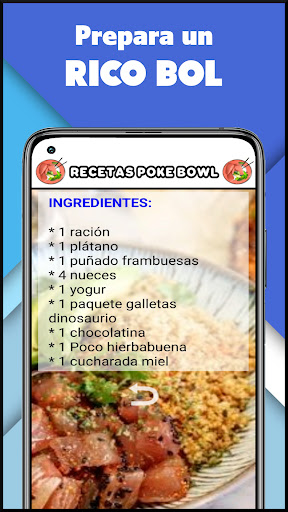 Poke Recetas Bowl Screen 3
