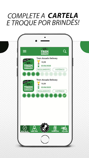 Android application Trem Assado Delivery screenshort