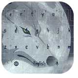Cool wolf moon keyboard icon