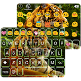 Wild Tiger Emoji Keyboard Skin icon