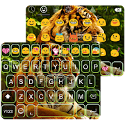 Wild Tiger Emoji Keyboard Skin  Icon
