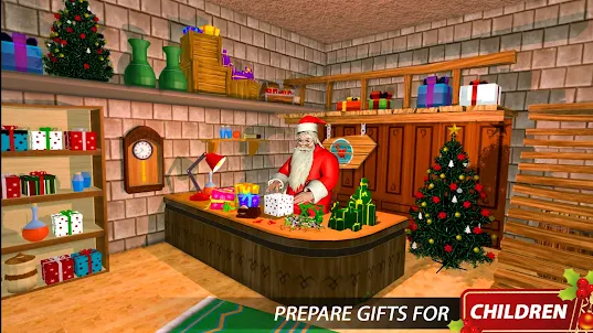 풍부한 아빠 산타 : 재미있는 크리스마스 게임