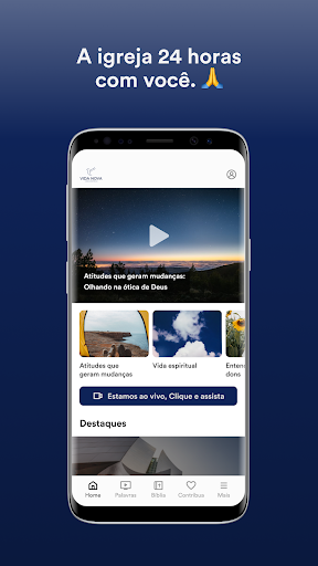 Android application Apostólica Vida Nova screenshort