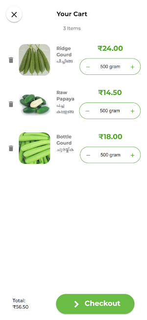 FUFA | Kerala Made Fruits & Vegetables Delivery screenshot 1