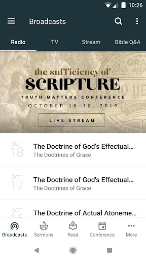 Screenshot of Grace to You