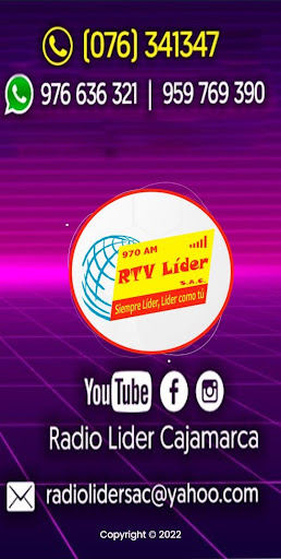 Android application Radio Líder Cajamarca screenshort