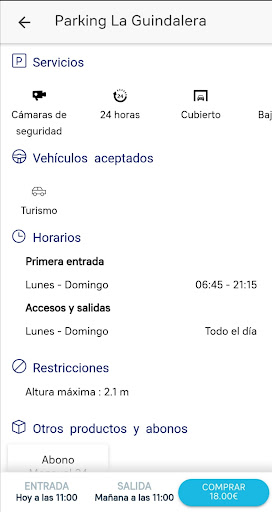 Promoparc - reserva tu parking Screen 2