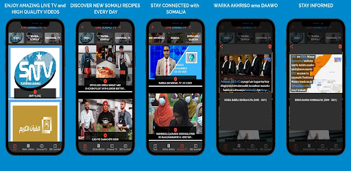Android application Live Somali TV Pro screenshort