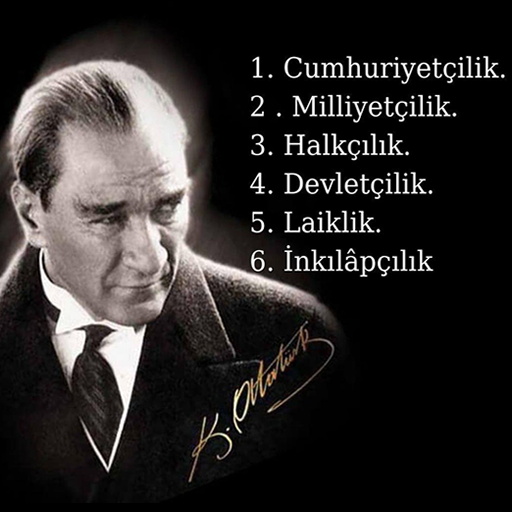 ATATÜRK ILKELERI-Ömür Ali Şan logo