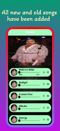 Android application Makhadzi All songs 2023 screenshort