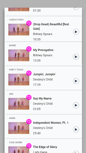 HIGH Fitness App Screen 3