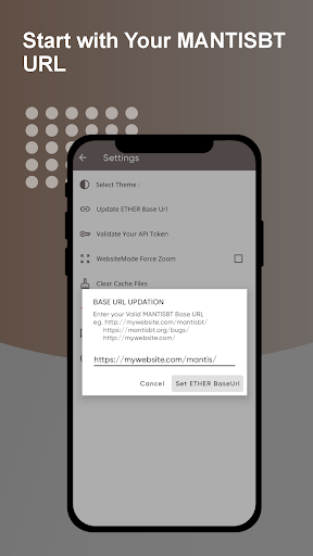 ETHER - MantisBT Mobile Client