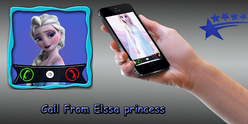 Android application Call From Princess Elsa video screenshort