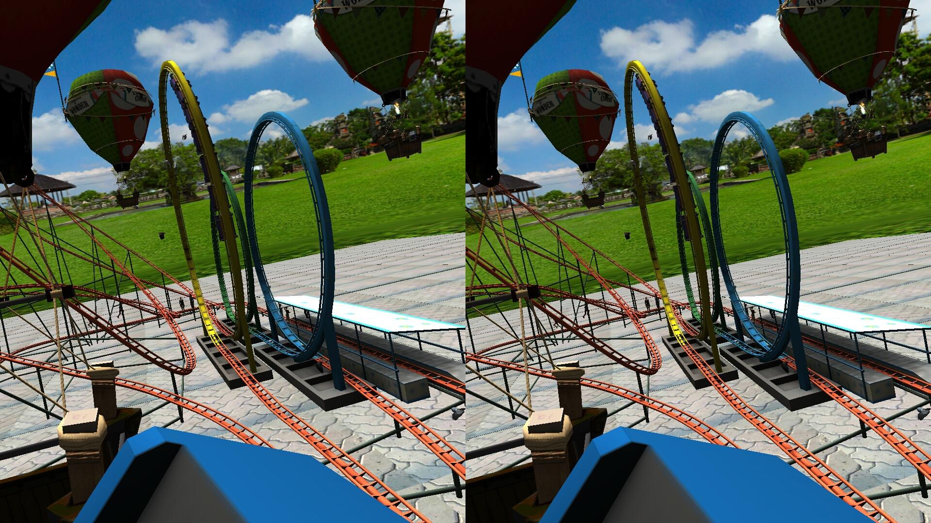 Android application Roller Coaster VR: Ultimate Free Fun Ride screenshort