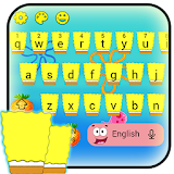 Yellow Cartoon Keyboard Theme icon