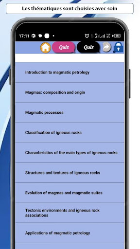 Magmatic Petrology course Screen 2
