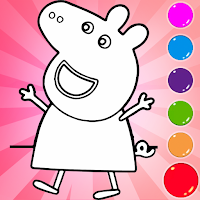 Peeppo Piglet Coloring Page