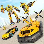 Cover Image of 下载 Air Robot Game - Flying Robot Transforming Plane 2.5 APK