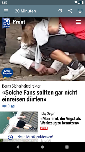 Schweiz Zeitungen Screen 3