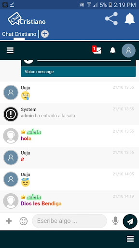 Chat Cristiano Screen 3