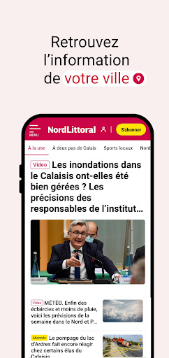 Android application Nord Littoral - Actu et Info screenshort