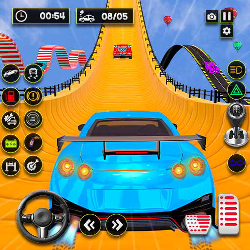 Mega Ramp Stunts: GT Car games logo