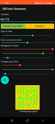 QR Generator Screen 3