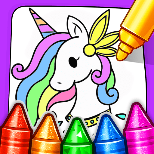 Cute Pony Coloring Pages logo