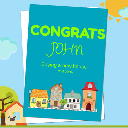 Android application Congratulations card maker screenshort