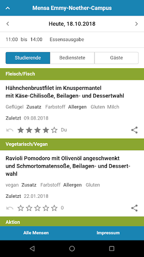 Mensa Siegen Screen 2