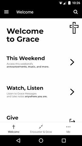 Android application Grace.Community screenshort