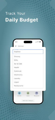 Monthly Budget Expense Tracker Screen 3